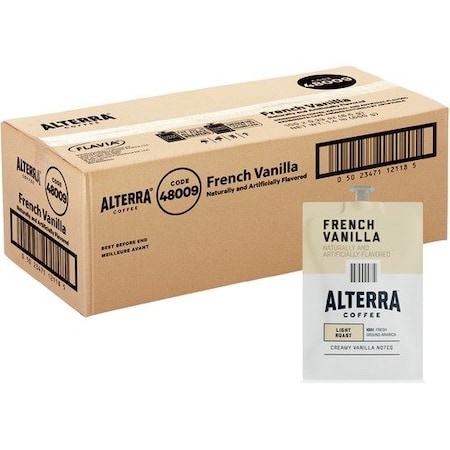 Lavazza Alterra Coffee Freshpacks, French Vanilla, Black, 100PK LAV48009